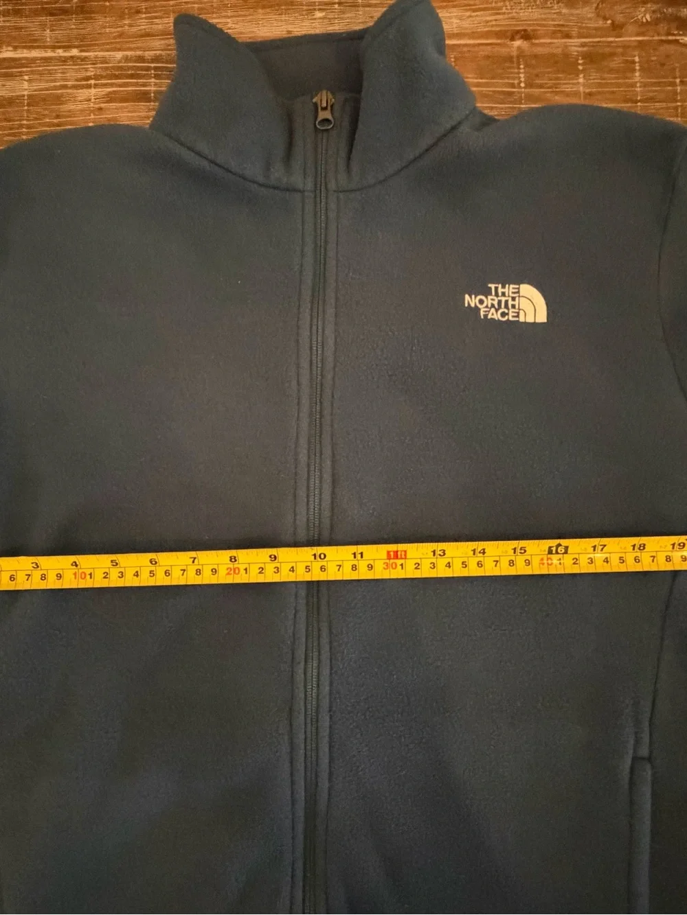 The North Face Deep Blue Full-Zip Fleece Jacket Mens Sz XL